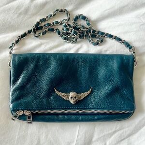 Zadig&Voltaire rock clutch with removable straps